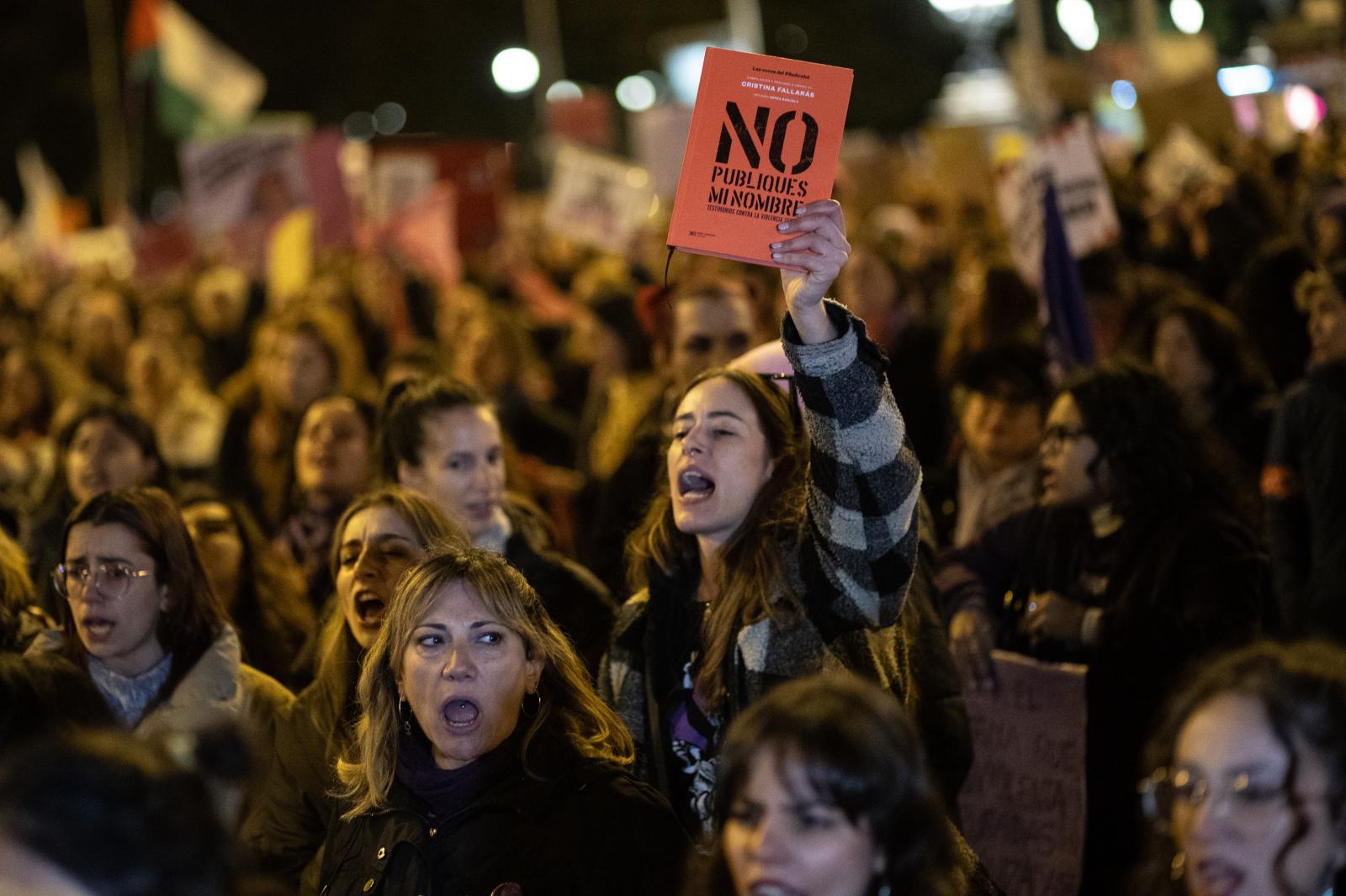 La manifestación del 25N, en imágenes