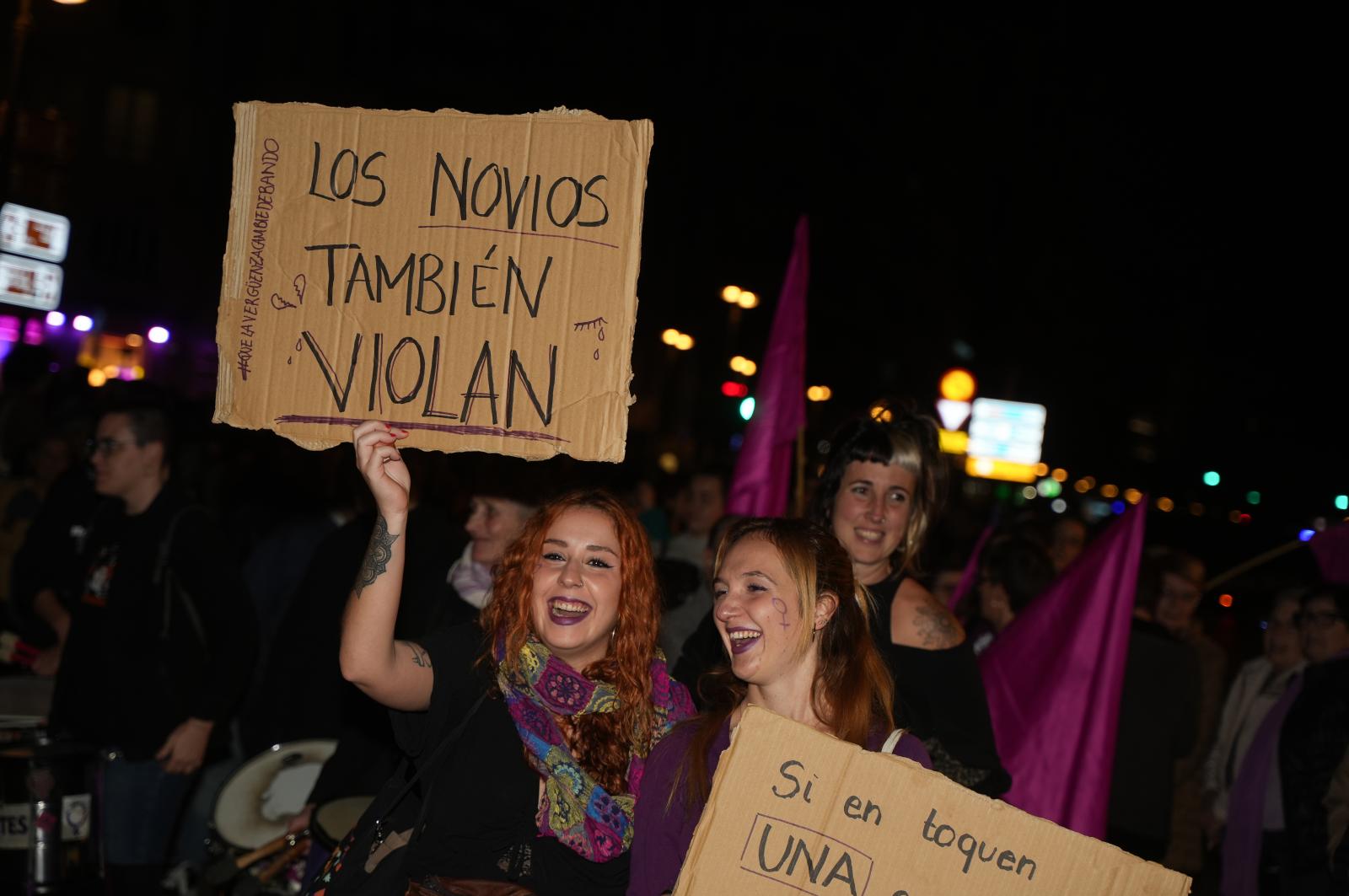 La manifestación del 25N, en imágenes