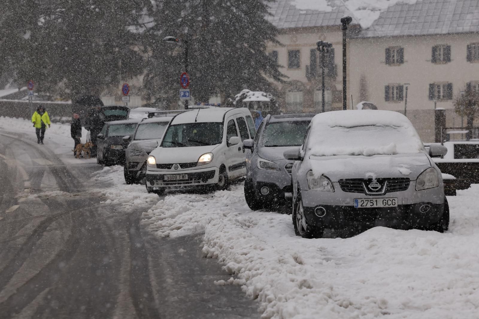 Temporal de nieve en el norte de España