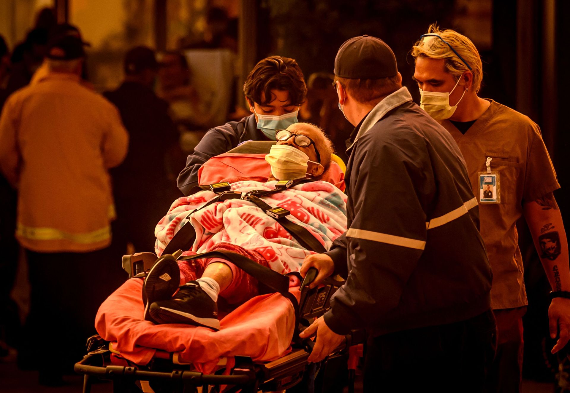 Las imágenes del devastador incendio de Los Ángeles