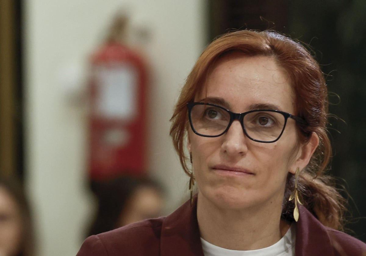 La ministra de Sanidad, Mónica García, este lunes