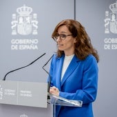 La ministra de Sanidad, Mónica García, la semana pasada