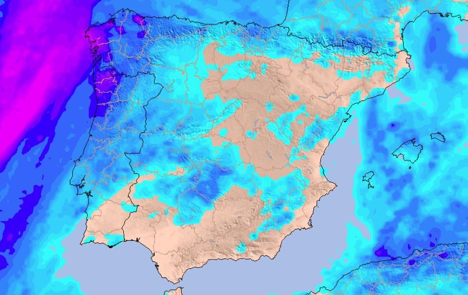 La Aemet avisa de la llegada de dos frentes a España: estas zonas se verán afectadas por la lluvia