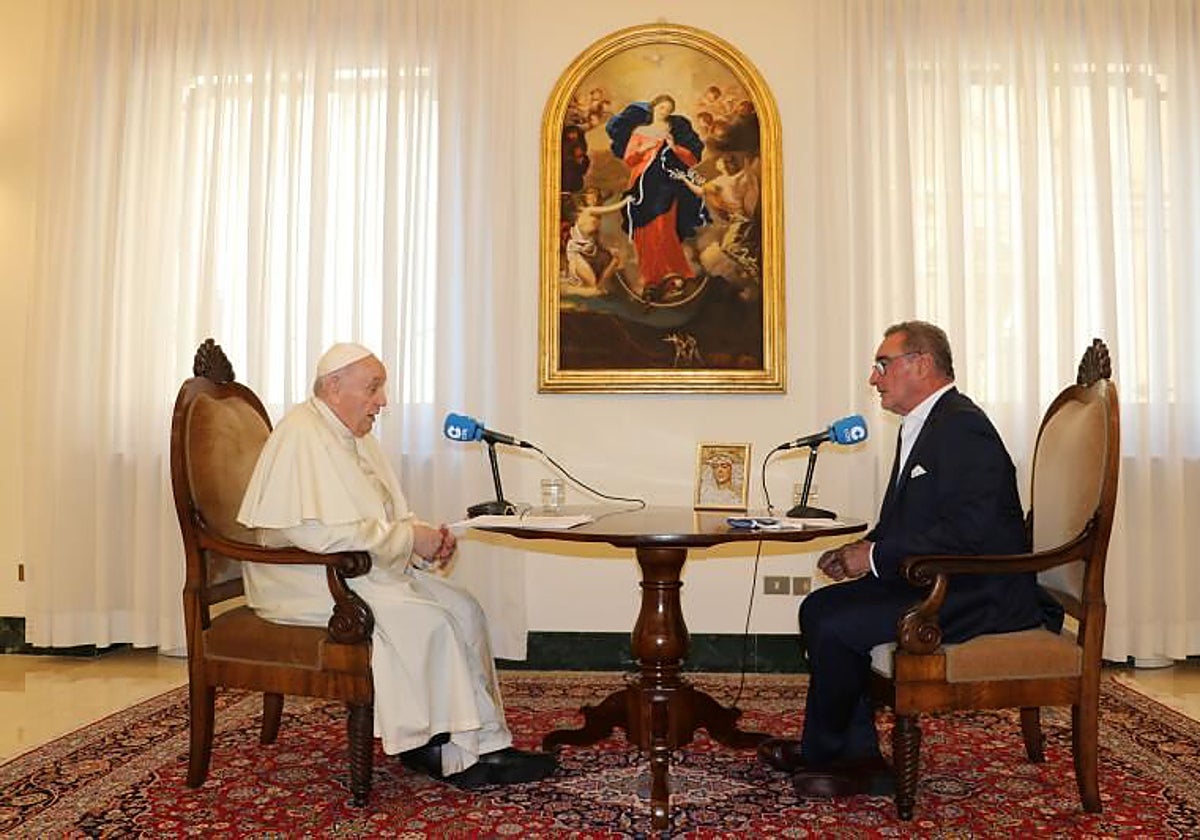 El Papa Francisco en su entrevista con Carlos Herrera para la COPE