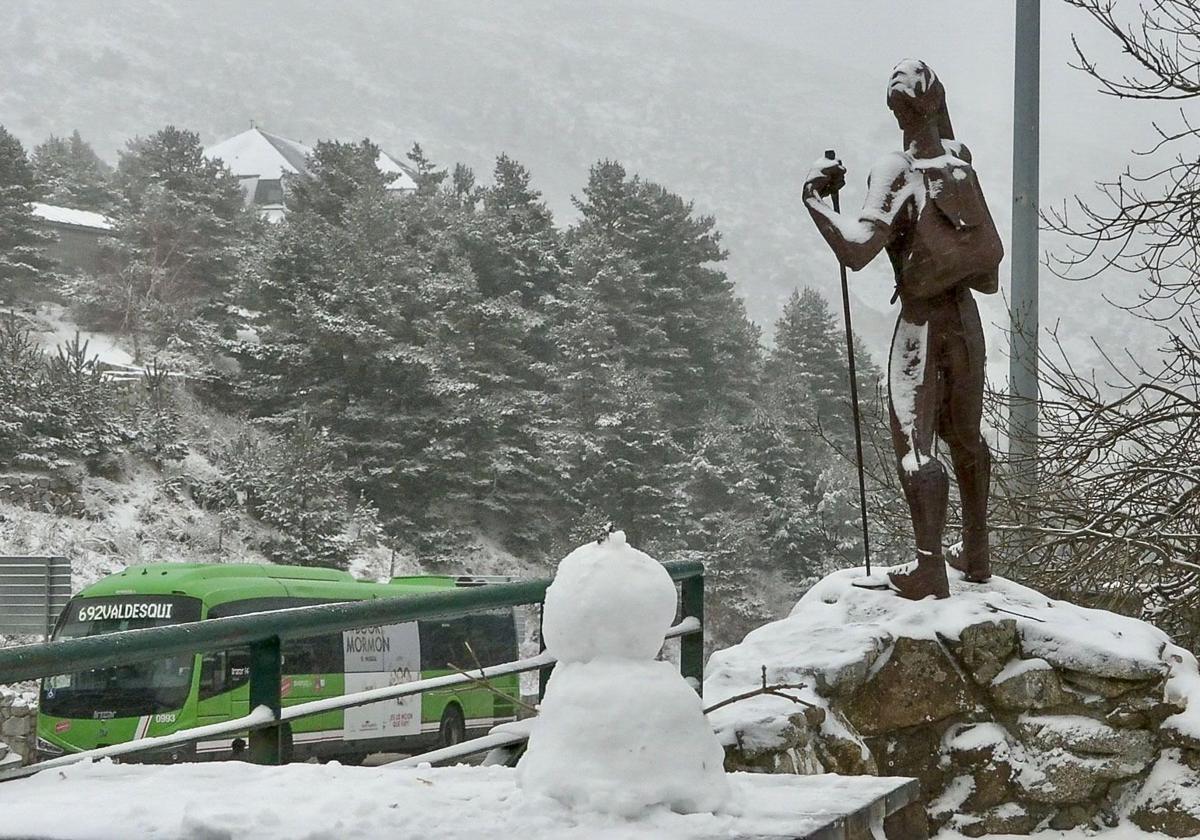 Nieve este domingo en Navacerrada