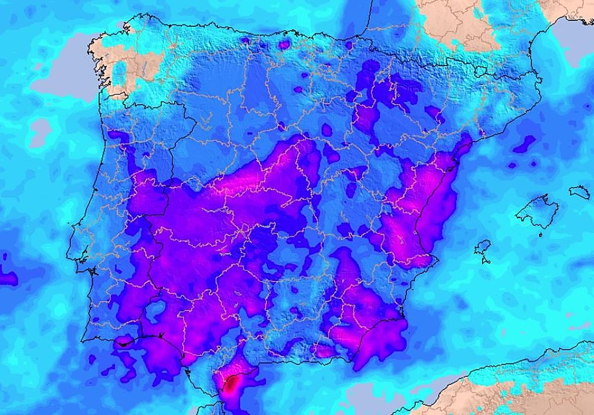 La Aemet avisa de lluvias torrenciales en algunas comunidades de España: hasta 140 litros en estas zonas