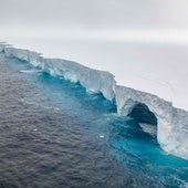 Imagen aérea del iceberg A23a