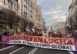 Manifestación del 8-M, en directo hoy; horarios, recorrido y última hora del Día de la Mujer en Madrid, Barcelona, Valencia y resto de España