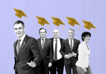 Sánchez y cuatro de sus ministros: la universidad privada recorre el Gobierno