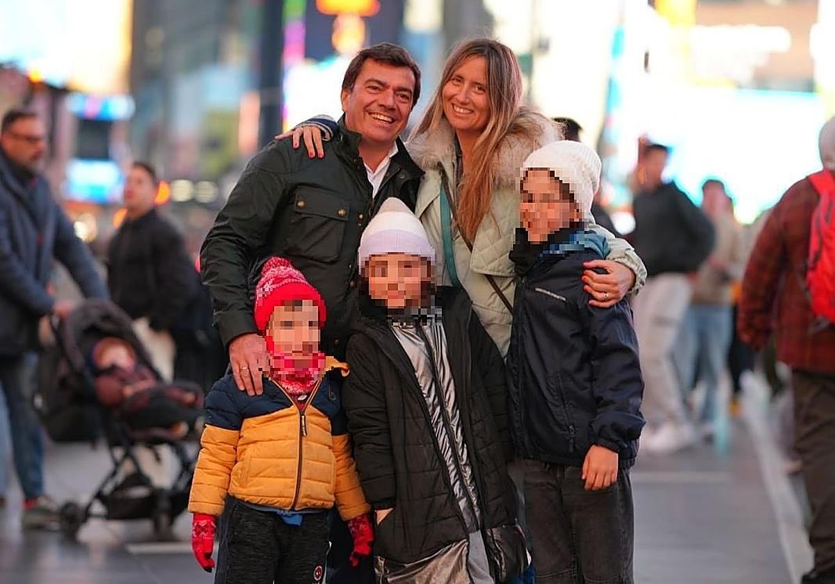 Imagen difundida junto al comunicado de la familia accidentada