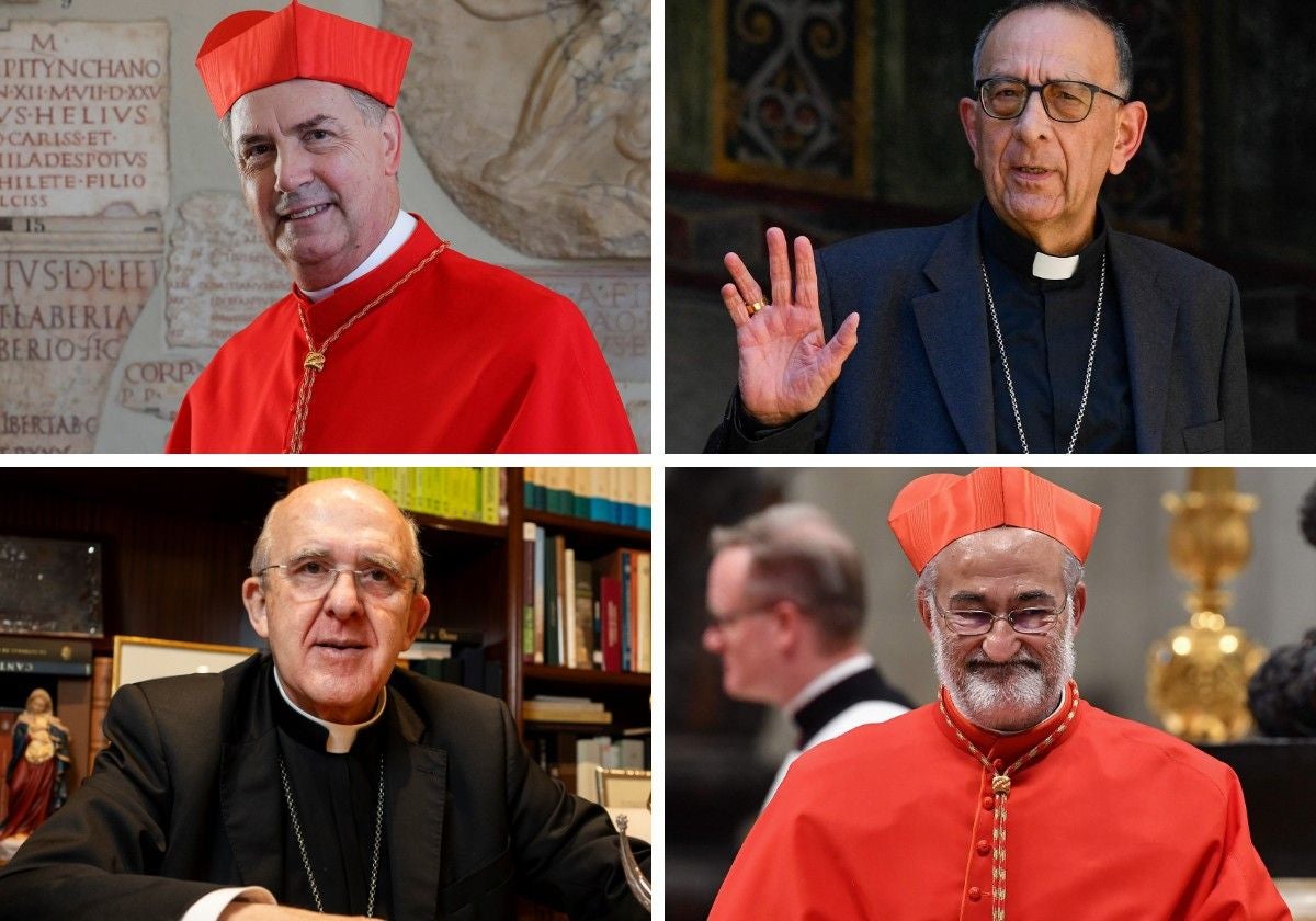 Ángel Fernández Artime, Juan José Omella, Carlos Osoro y Cristóbal López Romero