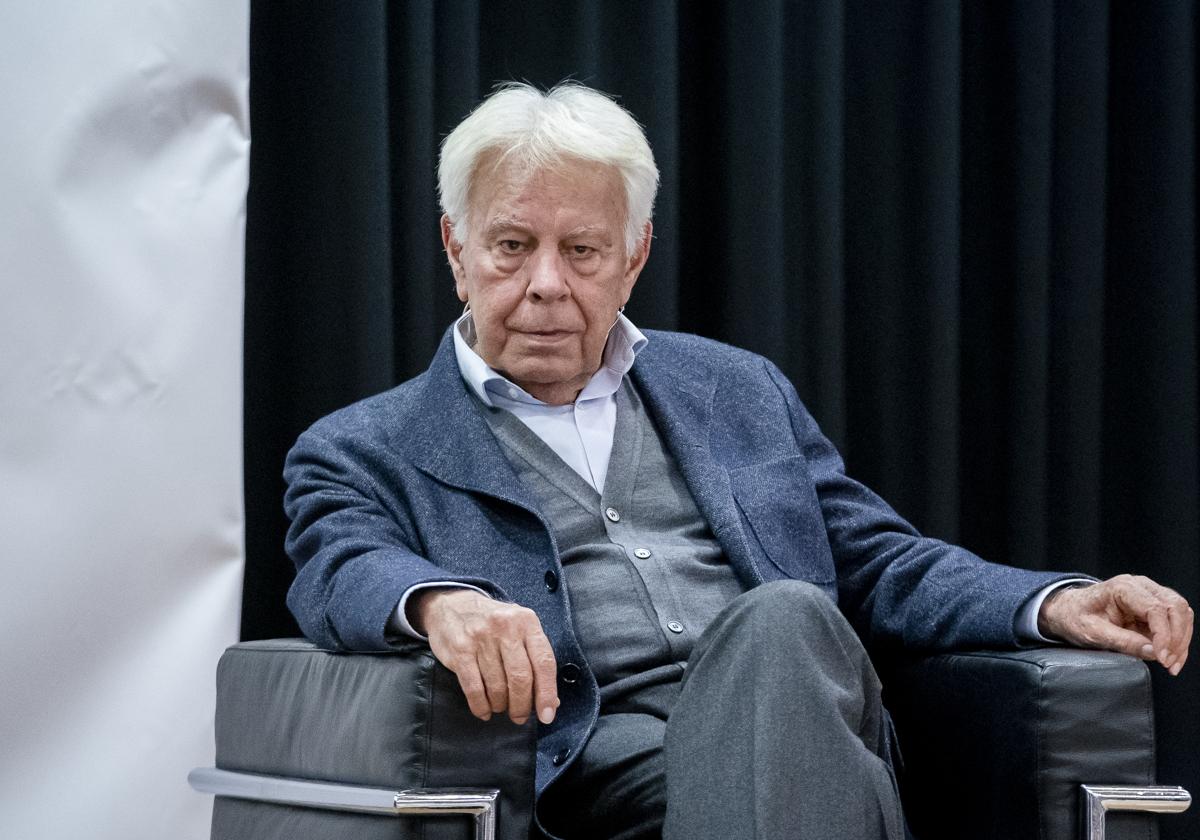 Felipe González, en Madrid, enero de 2025