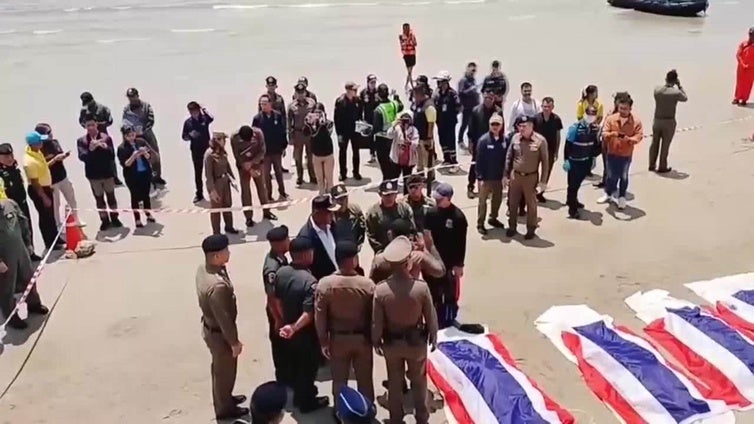 Cinco policías tailandeses pierden la vida en un accidente aéreo este viernes