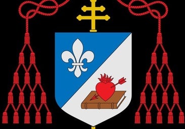 Su escudo episcopal, una declaración de principios agustinos