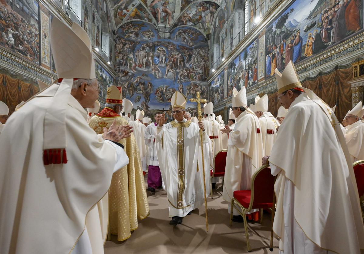 El Papa León XIV, en la misa 'pro Ecclesia' este viernes