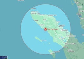 Un terremoto de magnitud 6,2 sacude la isla indonesia de Sumatra