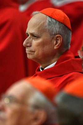 El cardenal Robert Prevost en los últimos días de ser escogido Papa