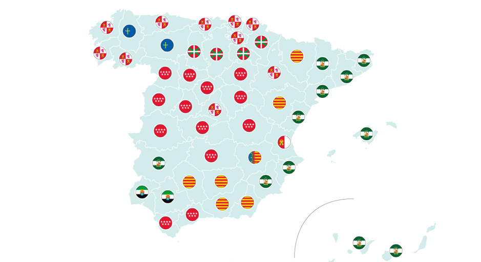 ¿A dónde se van a vivir los españoles cuando se marchan de su comunidad autónoma?