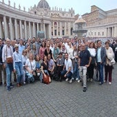 Los peregrinos españoles citados por el Papa: «Nos dejó pasmados»