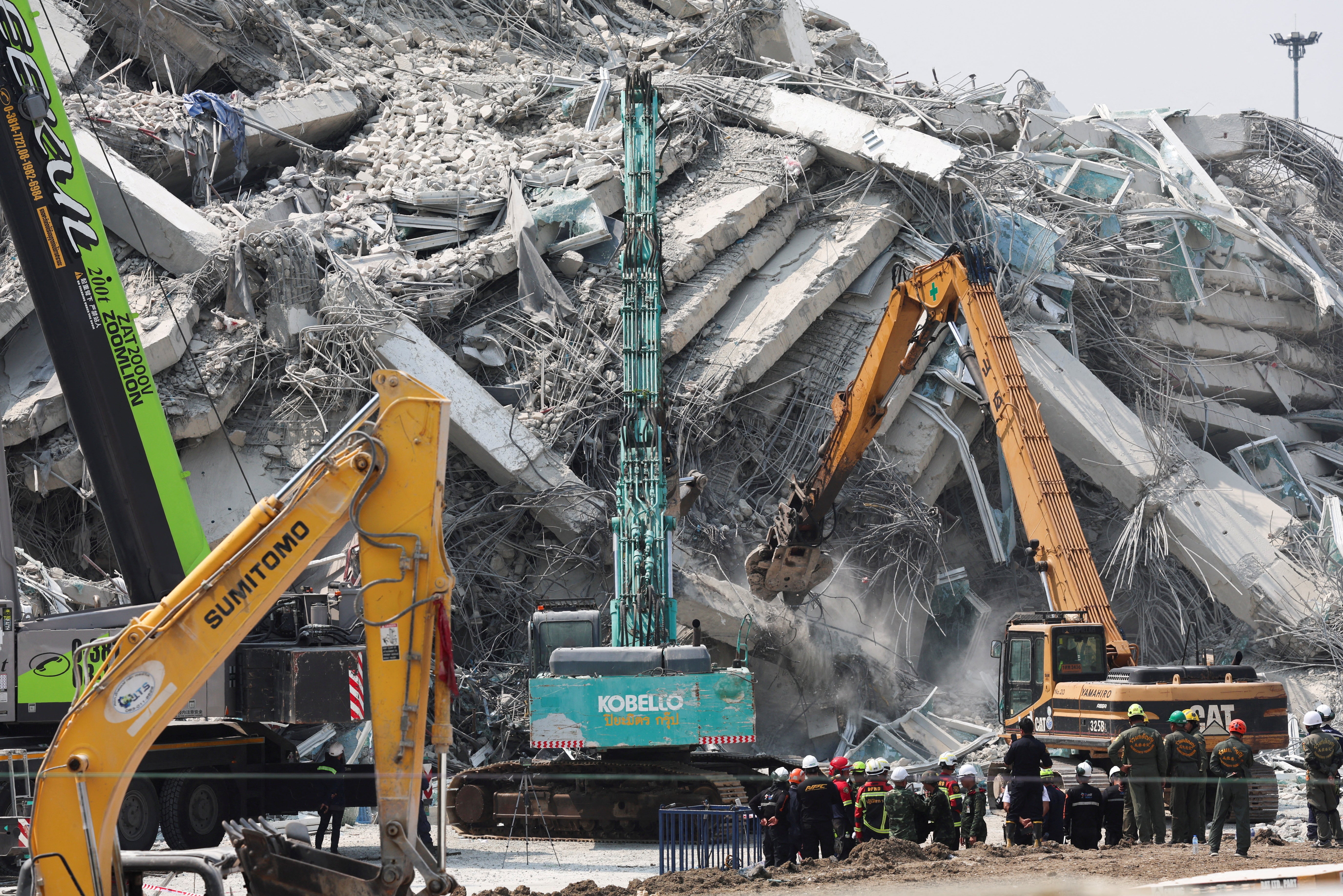 Edificio derruido tras el terremoto en Tailandia el pasado 28 de marzo