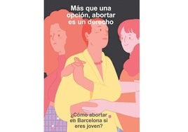 'Es seguro; no afecta a tu fertilidad': Denuncian al Ayuntamiento de Barcelona por un folleto sobre aborto para jóvenes