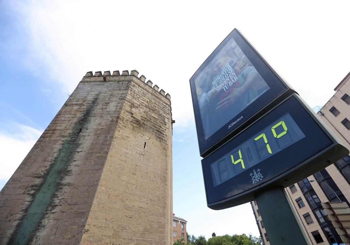 Ola de calor en Córdoba con alerta naranja