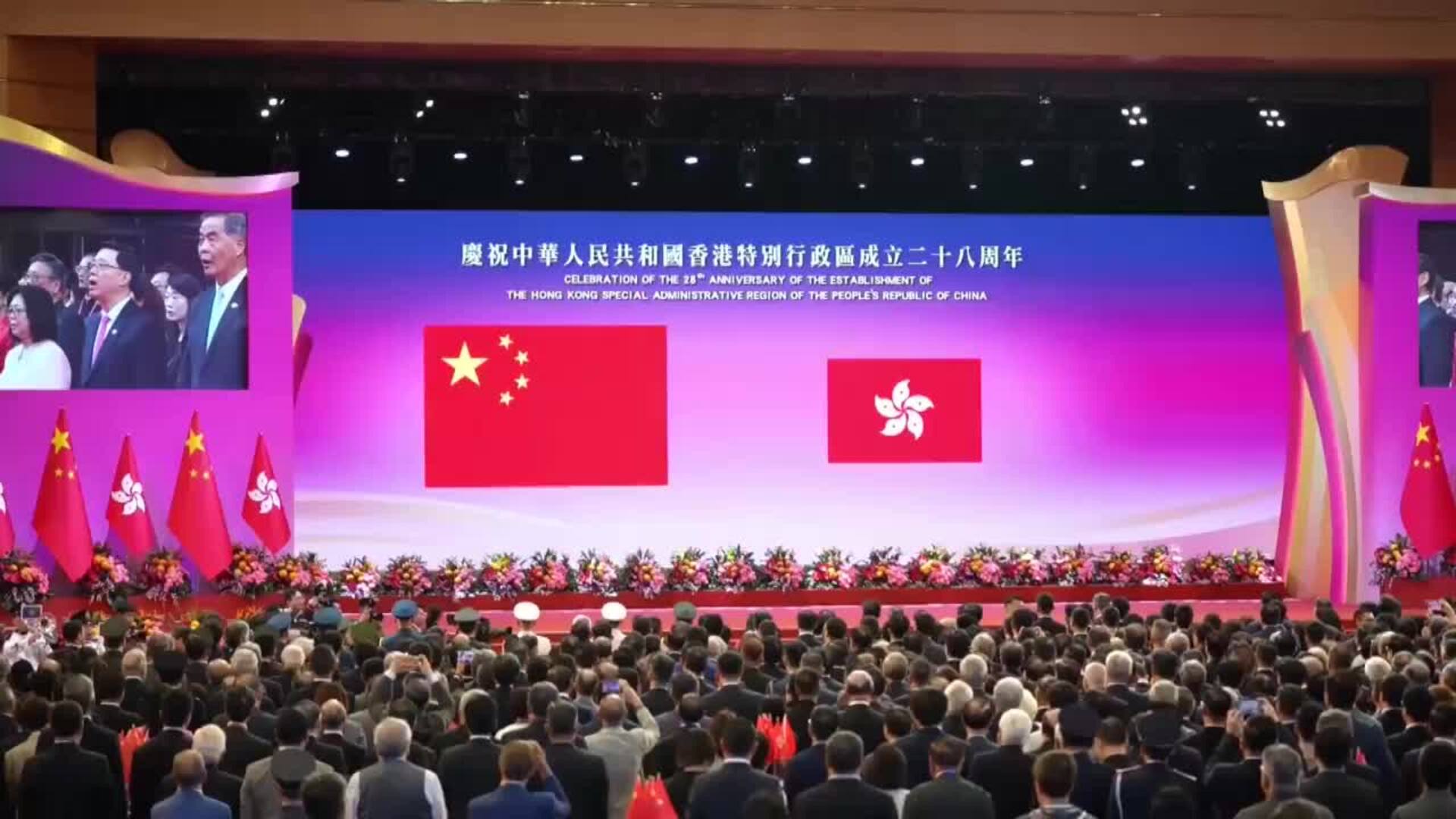 Hong Kong cumple 28 años bajo soberanía china en medio de críticas por la ley de seguridad