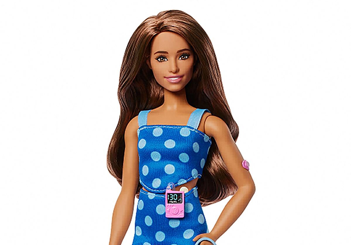 La nueva Barbie con diabetes.