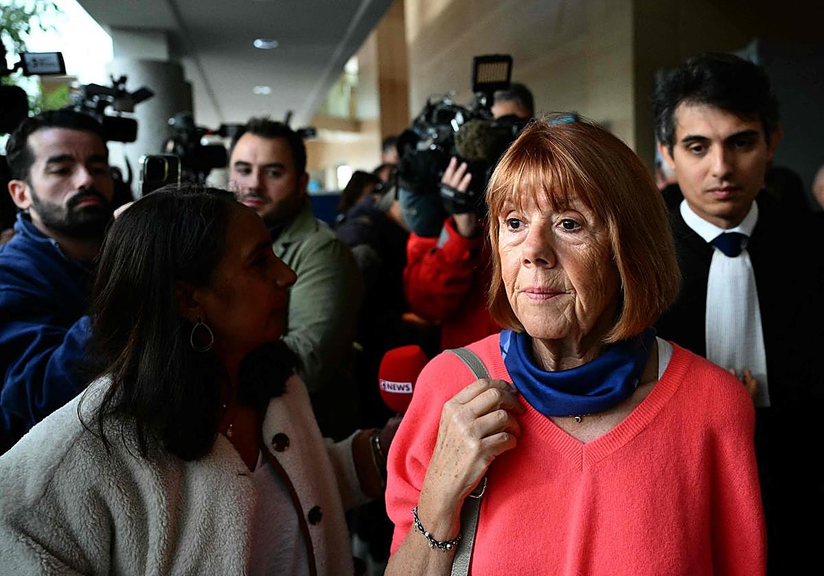 Gisèle Pélicot, durante una de las jornadas del juicio