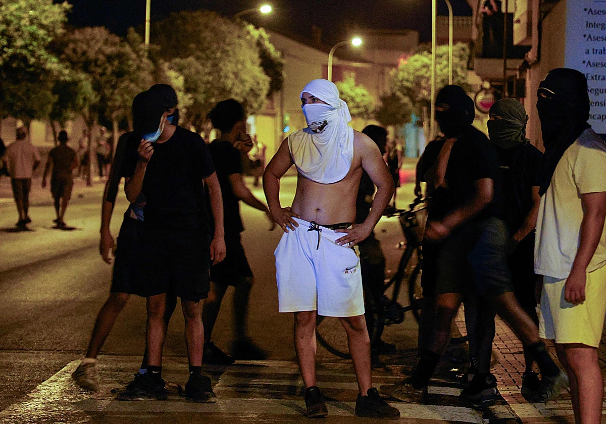 Una de las últimas noches de altercados en el municipio de Torre Pacheco