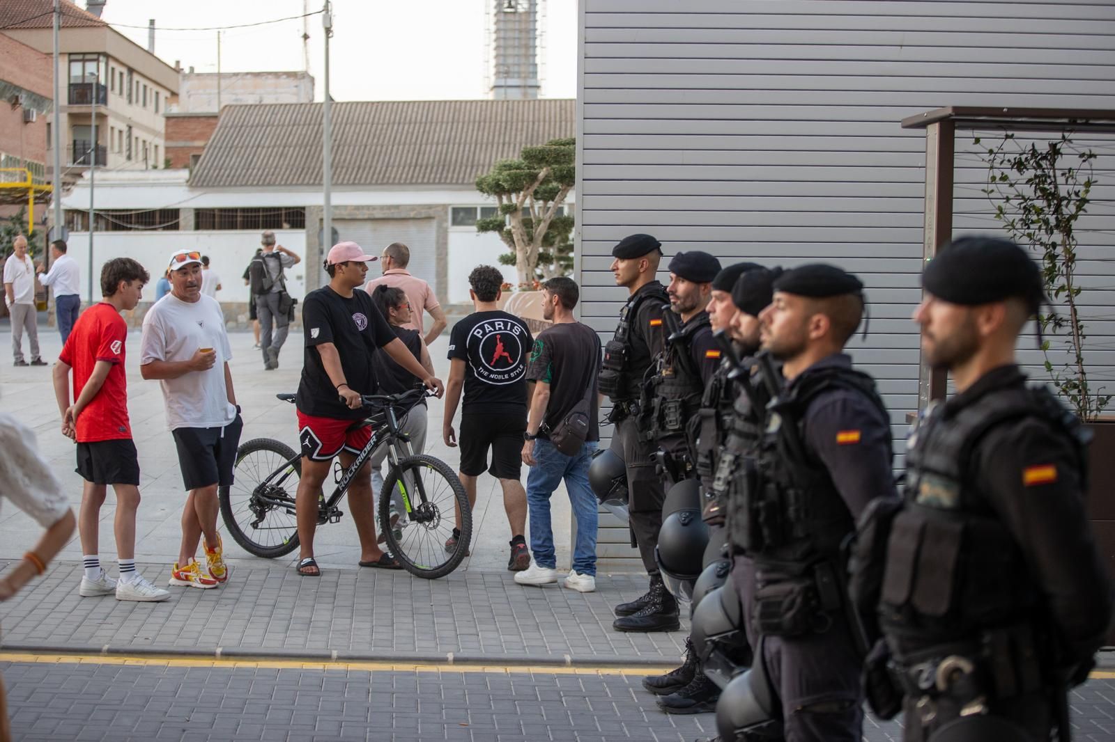 Miembros de las Fuerzas y Cuerpos de Seguridad del Estado en Torre Pacheco