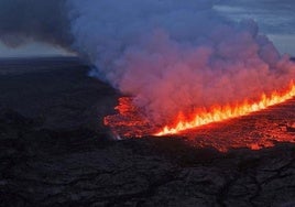 Entra en erupción un volcán en el suroeste de Islandia, el noveno desde 2023