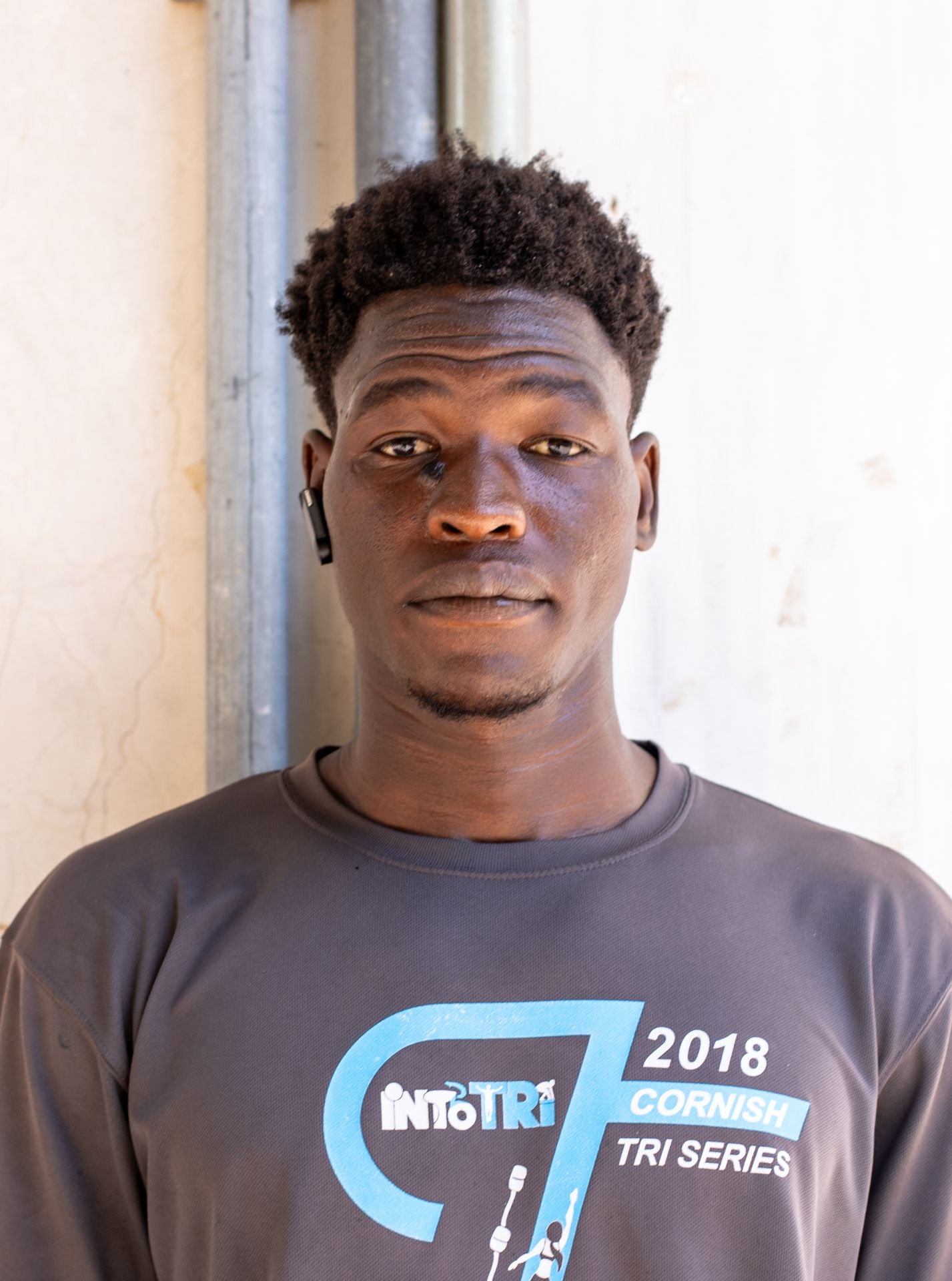 Trabaja en la construcción. Tiene 25 años y lleva dos en Torre Pacheco.