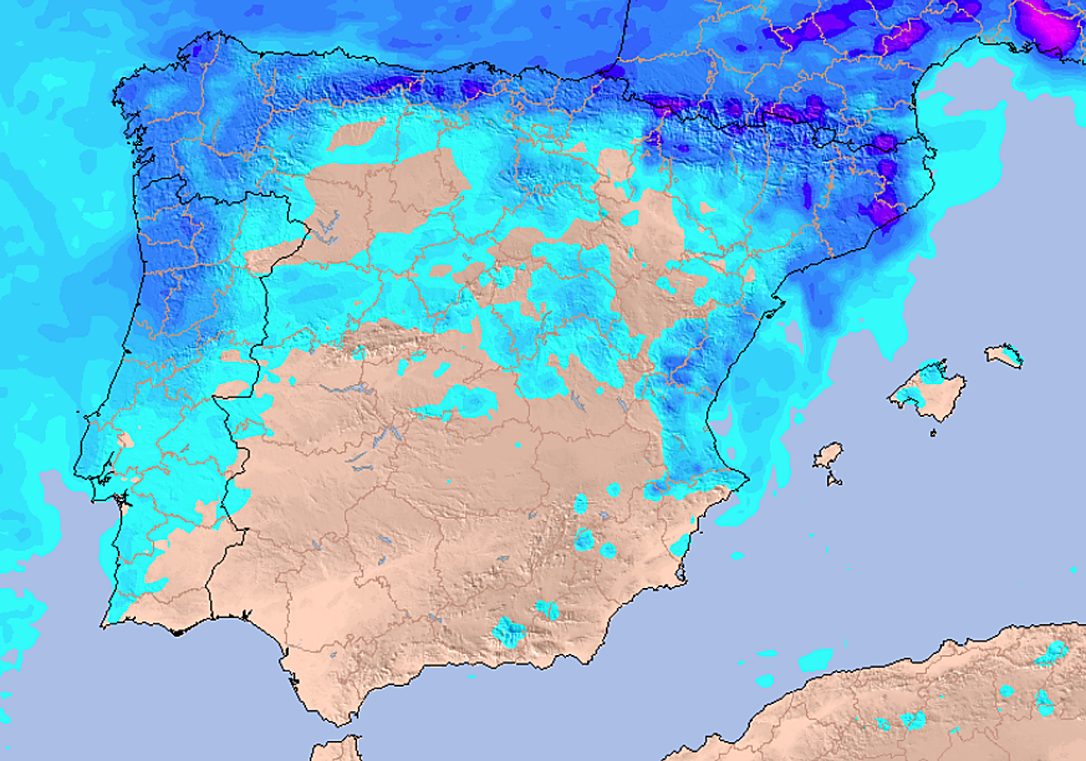 La Aemet avisa de la llegada de tormentas y un descenso de temperaturas a España: estas son las zonas afectadas