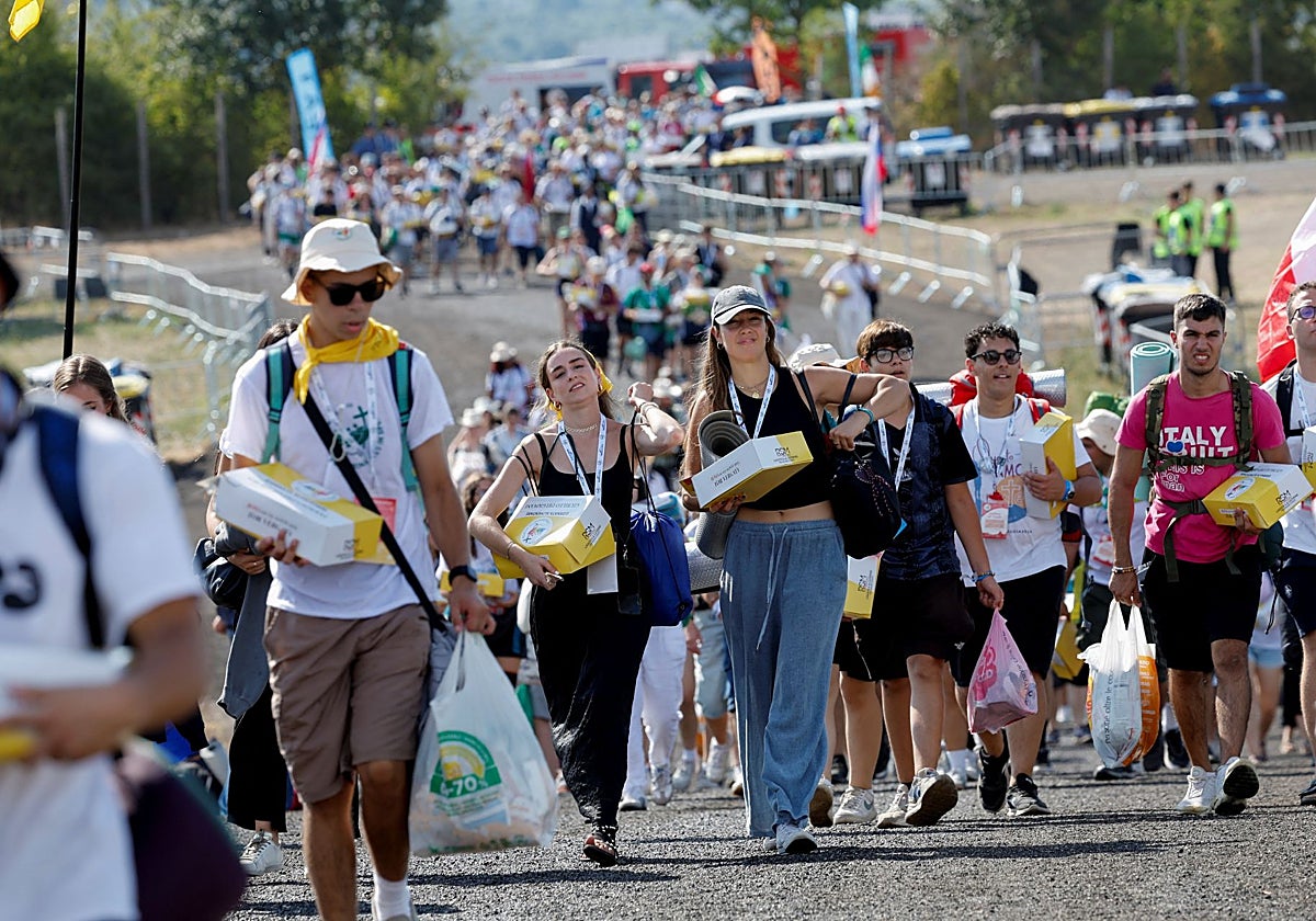 Jóvenes de todo el mundo en Roma, estos días, por el Jubileo