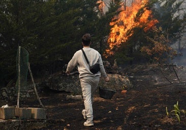 El avance de las llamas se recrudece en Orense y la situación es «extrema» en Castilla y León