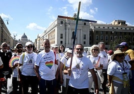 Más de mil personas peregrinan a Roma para un Jubileo de católicos LGBTQ+