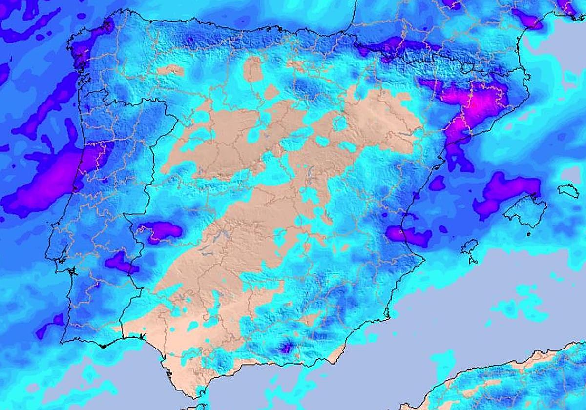 La Aemet avisa de fuertes lluvias y un cambio radical de las temperaturas en España: estas son las zonas más afectadas