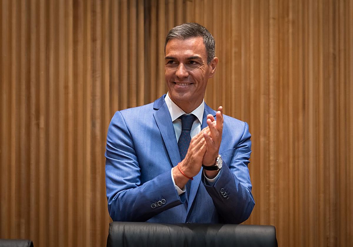 El presidente del Gobierno, Pedro Sánchez