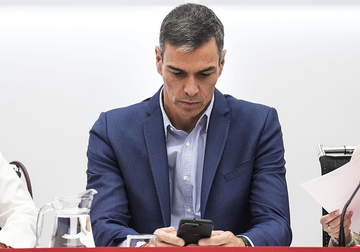 El presidente del Gobierno, Pedro Sánchez