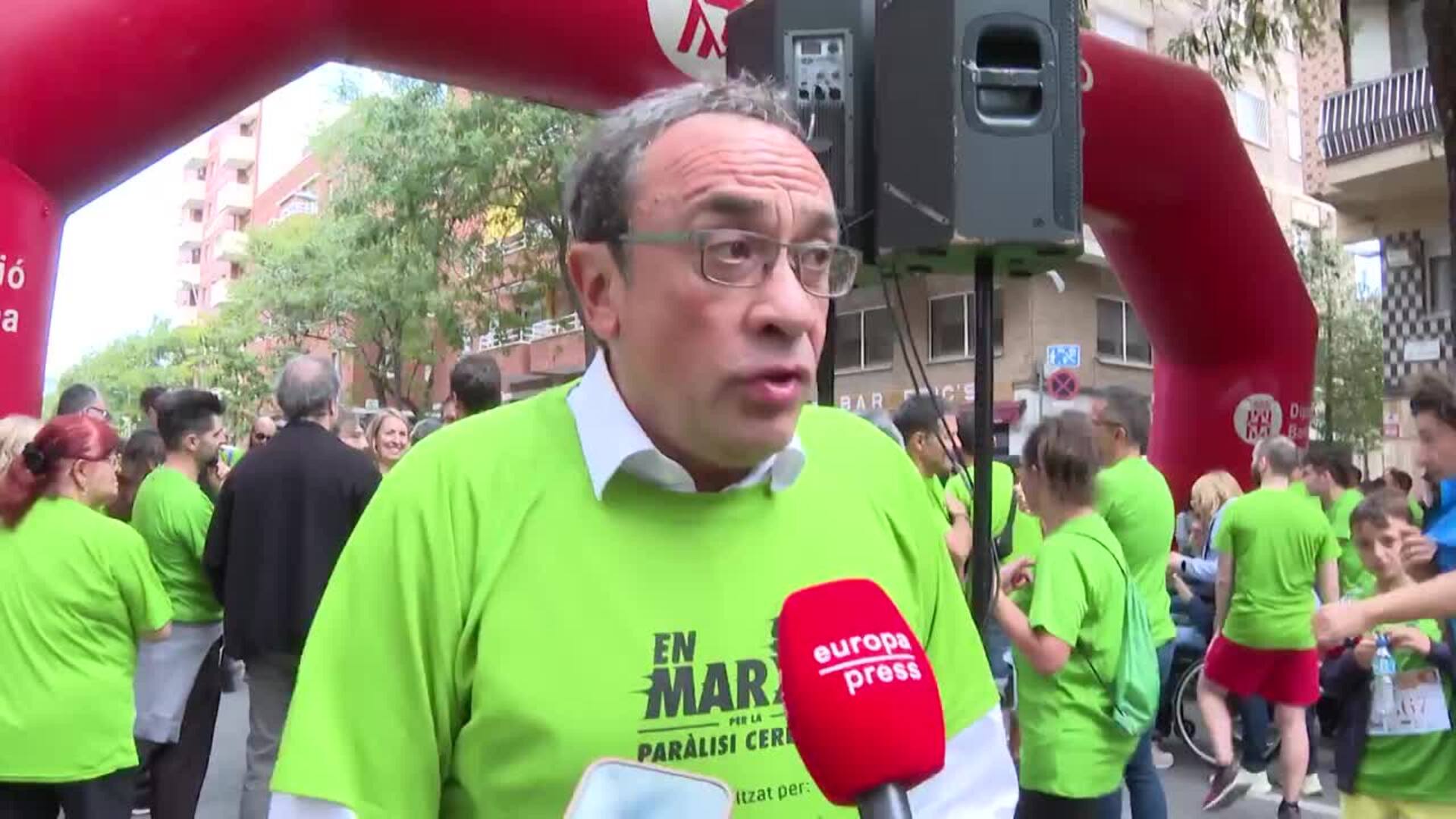 Josep Rull: &quot;Esta carrera hace que Barcelona sea una gran ciudad y Catalunya un gran país&quot;