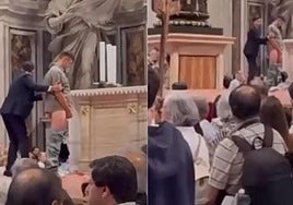 El Papa convoca un rito de purificación en San Pedro después de que un hombre intentase orinar sobre el altar