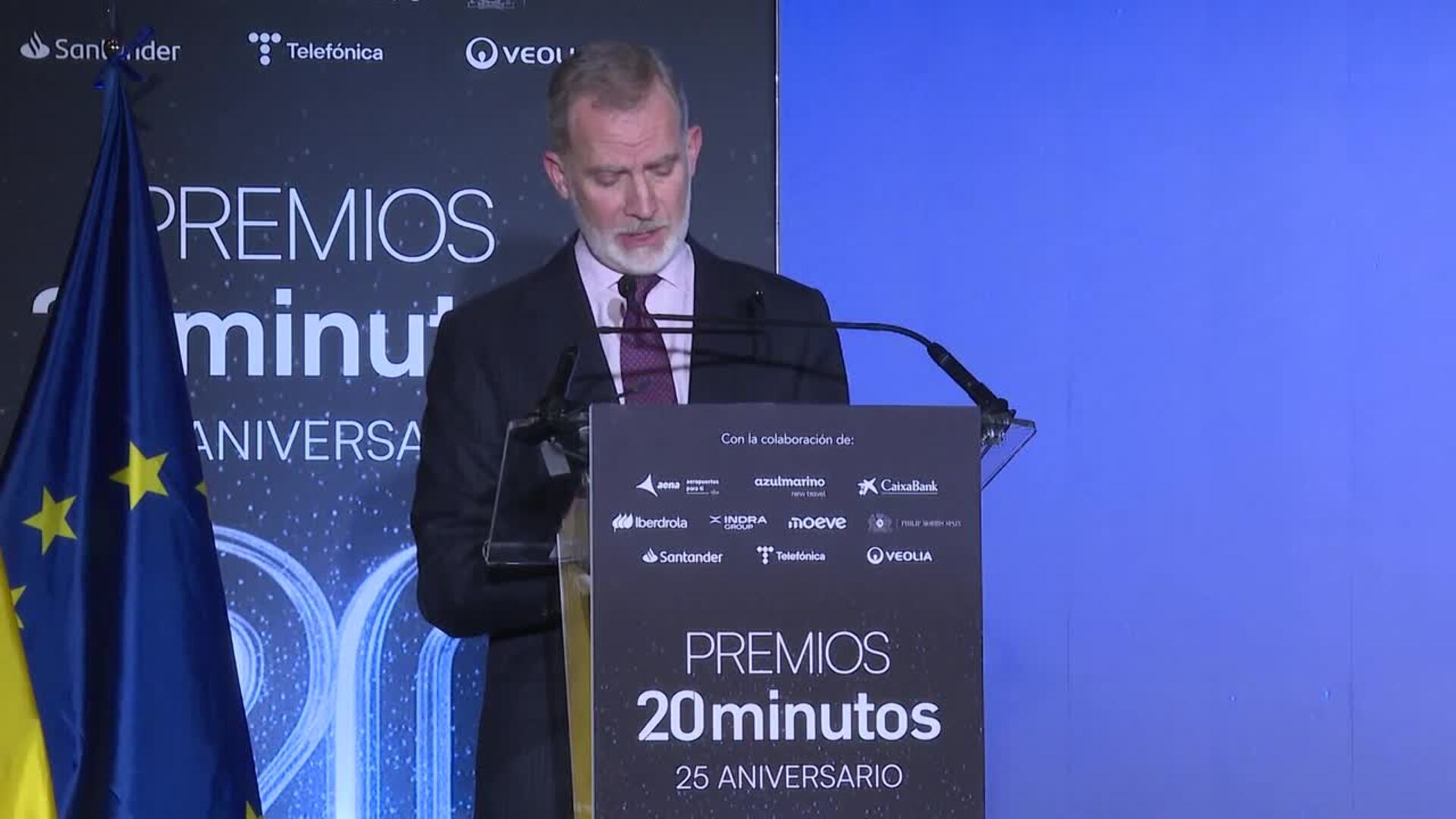 El Rey destaca &quot;el coraje y la perseverancia&quot; de los periodistas en las guerras