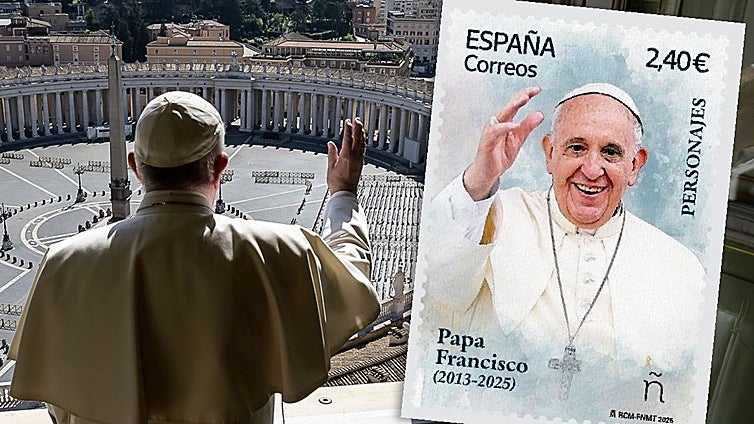 Correos homenajea al Papa Francisco con una tirada exclusiva de sellos