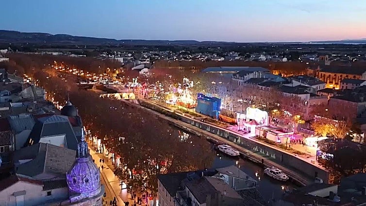 La ciudad francesa de Narbona se llena de luz con su Feria de Navidad