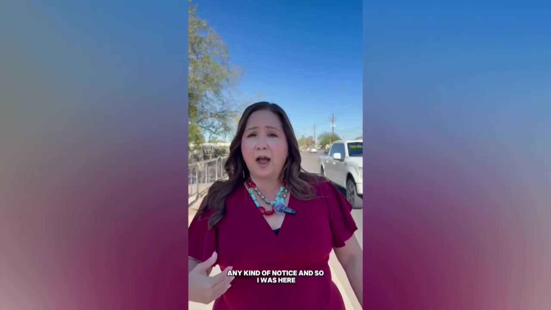 Congresista estadounidense Adelita Grijalva denuncia que le rociaron gas durante un operativo de ICE