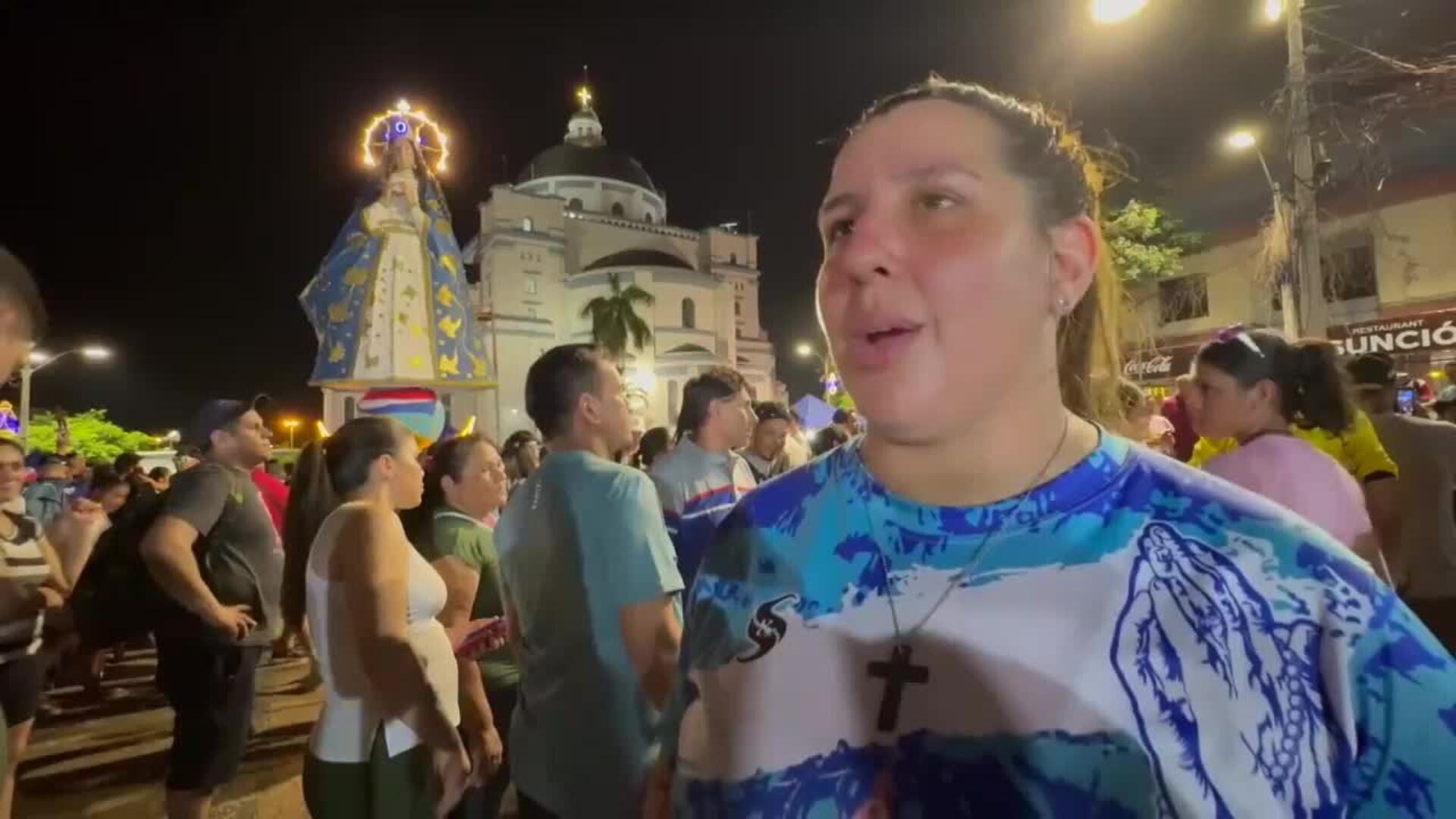 Peregrinos en Paraguay celebran y agradecen los milagros de la Virgen de Caacupé