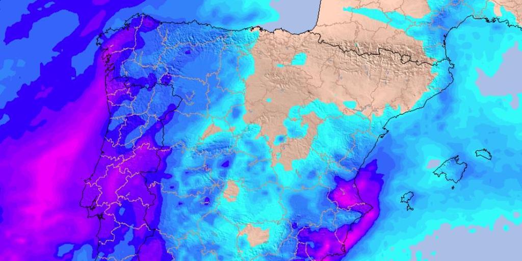 La Aemet lanza un aviso por la llegada de la borrasca de gran impacto Emilia a España: lluvias fuertes, tormentas y nieve en estas zonas