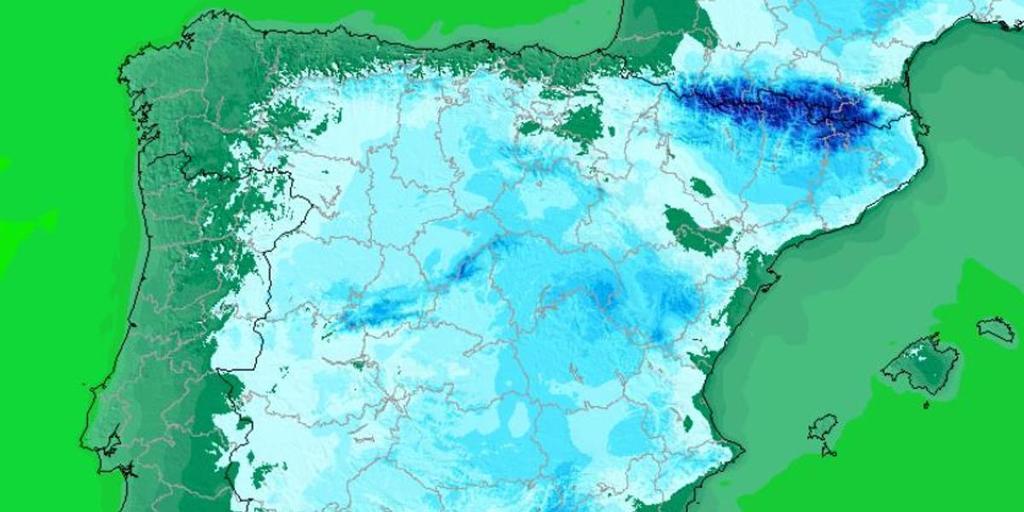 La Aemet avisa del cambio de tiempo que llega a España tras el Día de Reyes: temperaturas bajo cero y lluvias en estas zonas