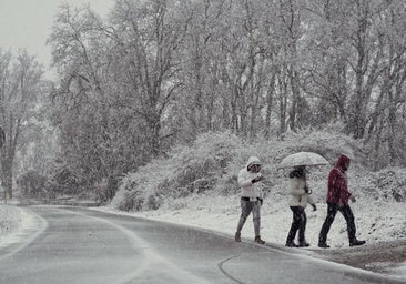 La borrasca Harry trae un temporal invernal con nevadas copiosas y lluvias muy persistentes